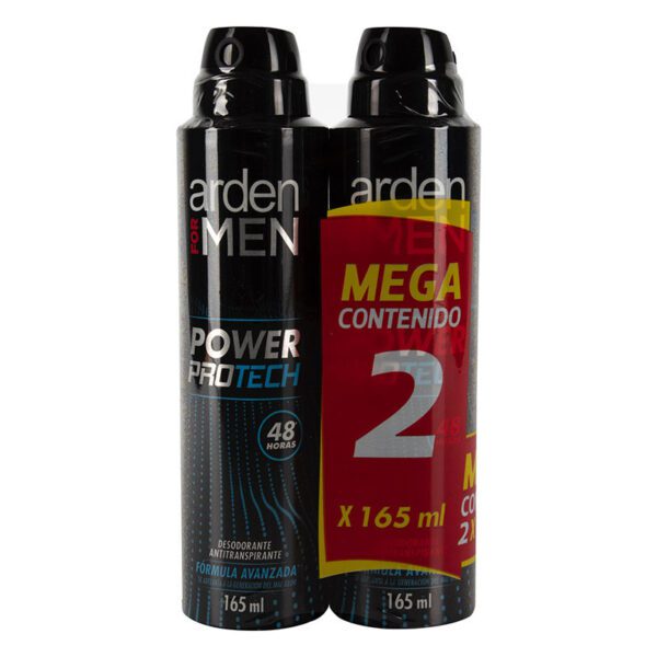 2 Desodorantes Arden For Men Aerosol Protech 165 Ml