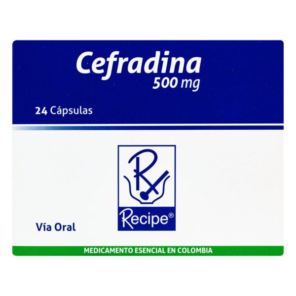 Cefradina 500 Mg 24 Cápsulas Rc - Imagen 2