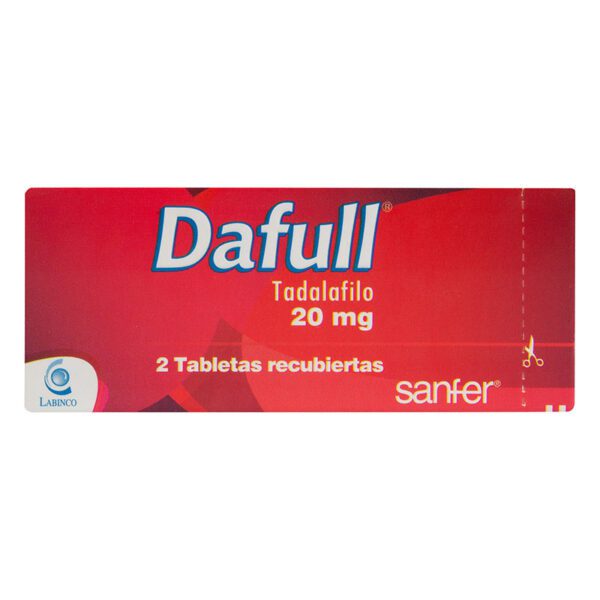 Dafull 20 Mg 2 Tabletas - Imagen 2