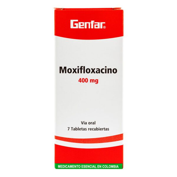 Moxifloxacino 400 Mg 7 Tabletas Gf(M)51520