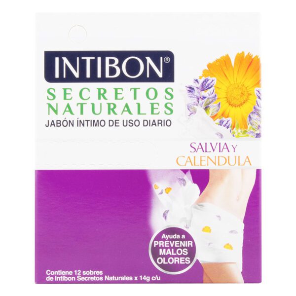 Jabón Íntimo Intibon Salvia Y Caléndula 12 Sachet