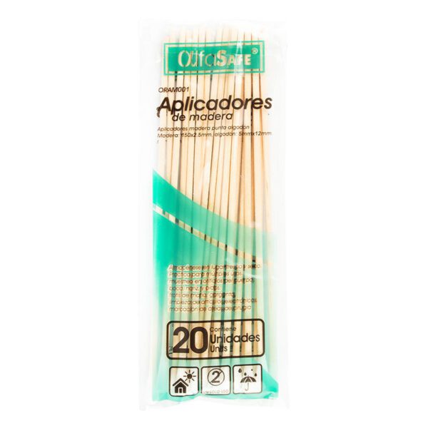 Aplicador De Madera Alfa 20 Uds