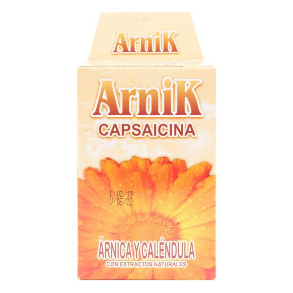 Arni K Capsaicina Y Calendula 12 Sobres