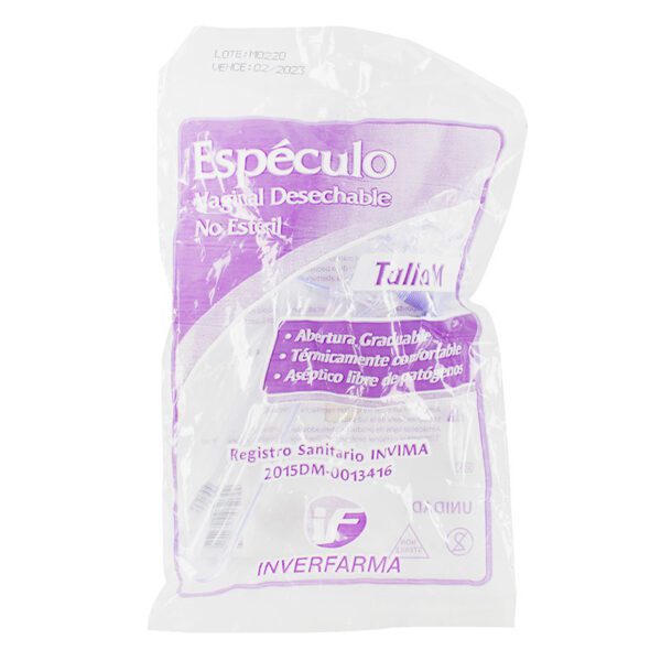 Especulo Vaginal Desechable Inverfarma - Imagen 2