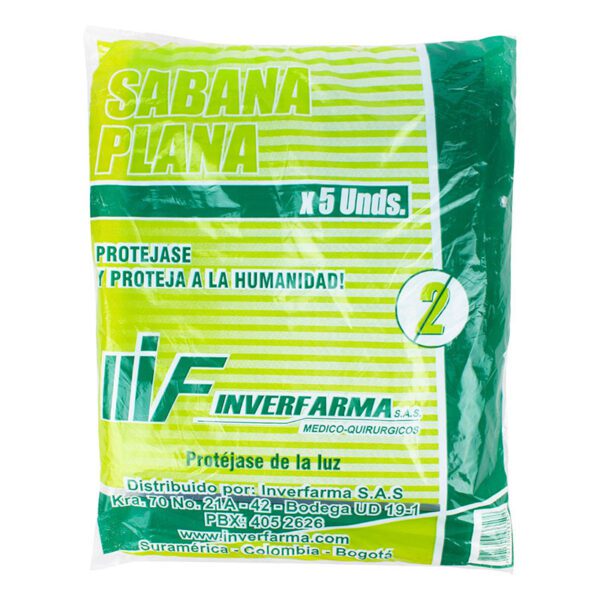 Sabana Plana 5 Unds Inverfarma