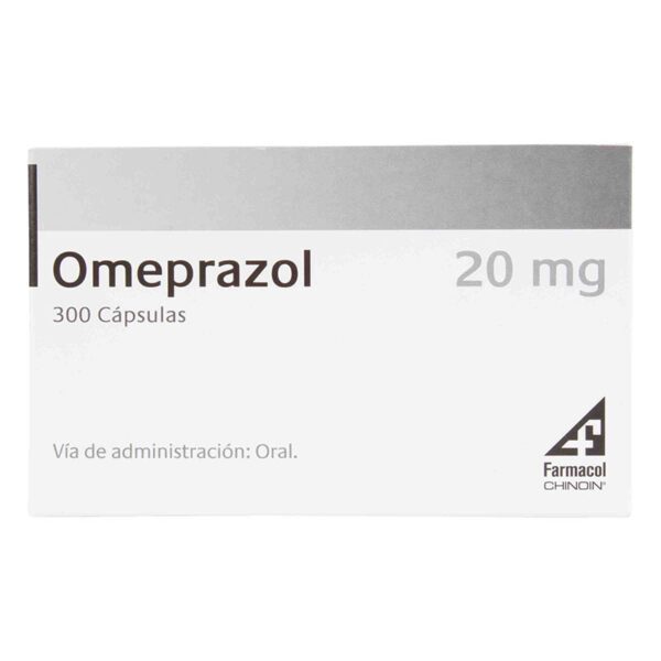 Omeprazol 20 Mg 300 Cápsulas