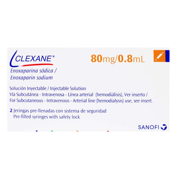 Clexane 80 Mg 2 Ampollas (A) - Imagen 2