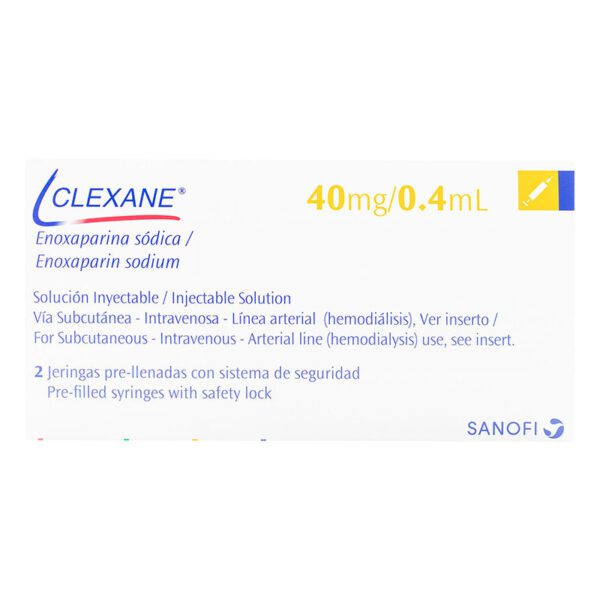 Clexane 40 Mg 2 Ampolla (3%+)(A)(Pae) - Imagen 2