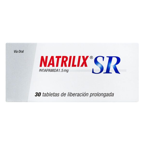 Natrilix Sr 1.5 Mg 30 Tabletas (A)(3%+)(Pae) - Imagen 2