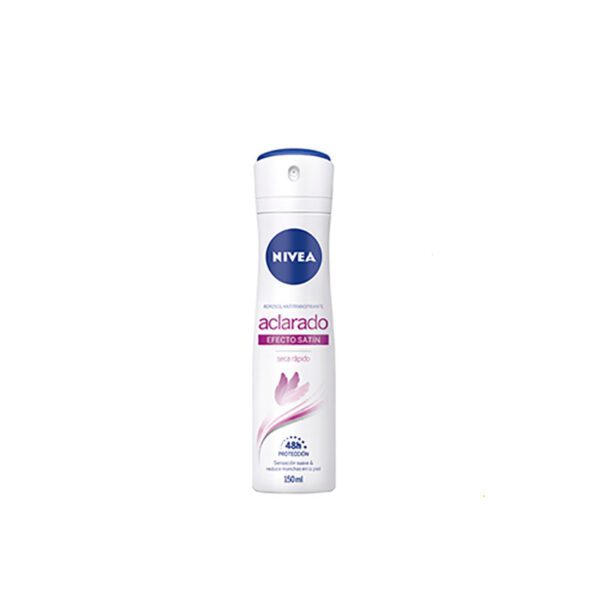 Desodorante Nivea Spray Aclarado Efecto Satín 150 Ml M - Imagen 2