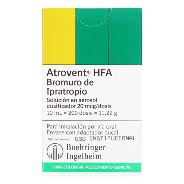 Atrovent Hfa 200 Dosis Aerosol 10 Ml (A)(3%+)(Pae) - Imagen 2