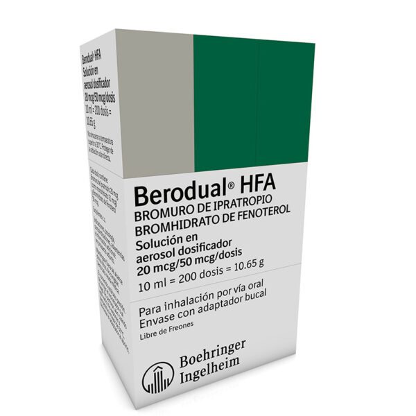 Berodual Hfa Solución En Aerosol Inhalador 10 Ml (3%+)(Pae) - Imagen 2