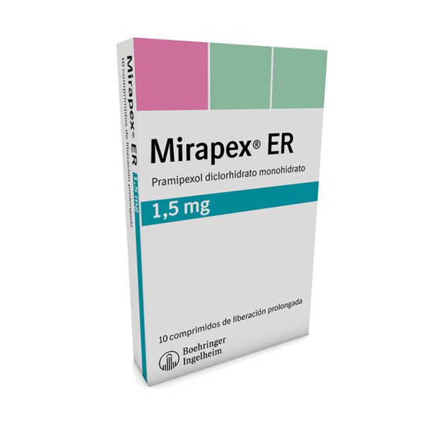 Mirapex Er 1.5 Mg 10 Tabletas (A)(P)54569 - Imagen 2