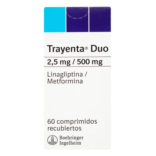 Trayenta Duo 2.5/500 Mg 60 Tabletas (A) - Imagen 2