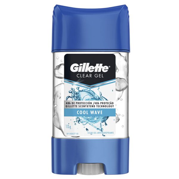 Desodorante Gillette 3X Gel Cool Wave 113 Gr H - Imagen 2