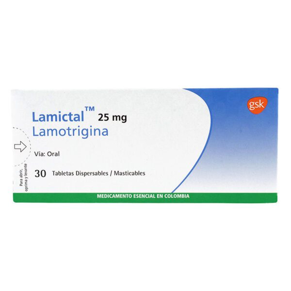 Lamictal Dispersa 25 Mg 30 Tabletas (P)10950(Sc) - Imagen 2