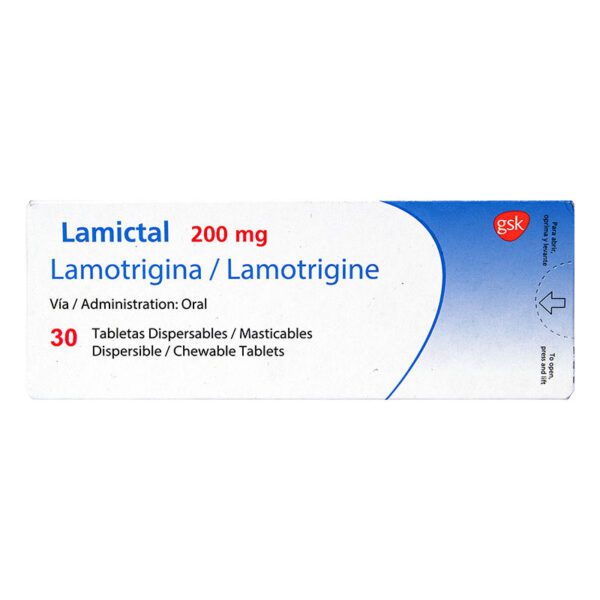 Lamictal Dispersa 200 Mg 30 Tabletas (E)(A)(M)87600 - Imagen 2