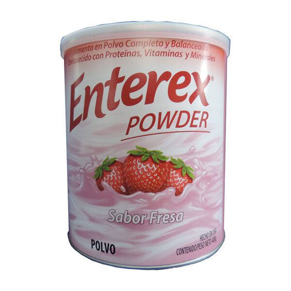 Enterex Powder Polvo Fresa 400 Gr - Imagen 2