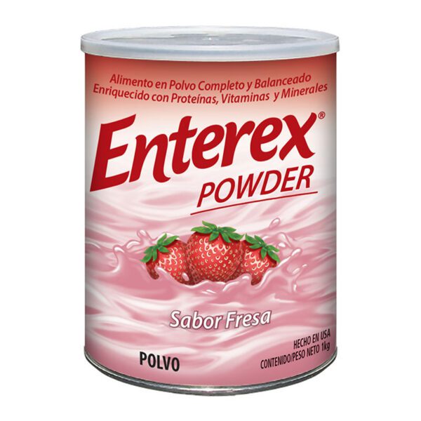 Enterex Powder Polvo Fresa 1000 Gr