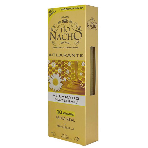 Shampoo Tio Nacho Aclarante Jalea Real Manzanilla 415 Ml(Sf) - Imagen 2