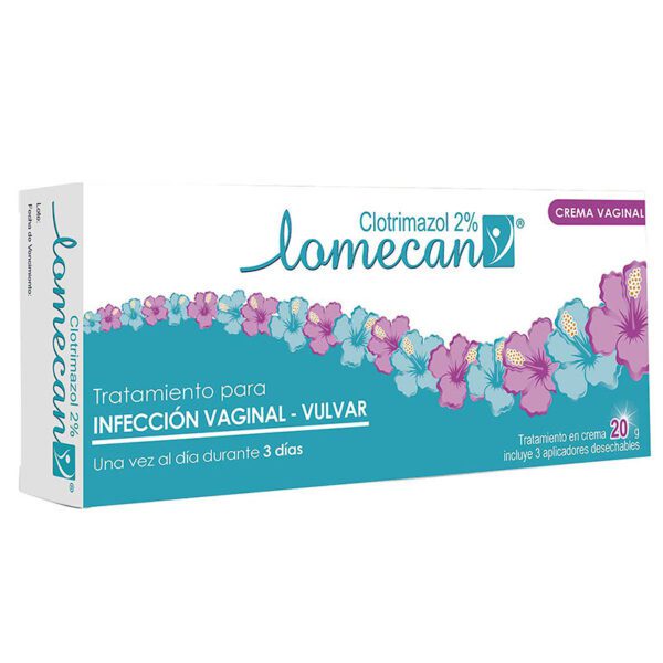 Lomecan Clotrimazol 2% Crema 20 Gr(Sf) - Imagen 2