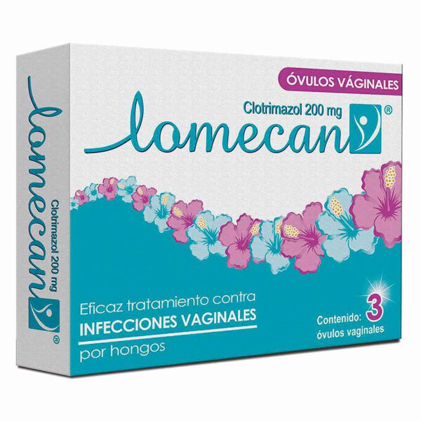 Lomecan Clotrimazol 200Mg 3 Ovulos Vaginales (Sf) - Imagen 2