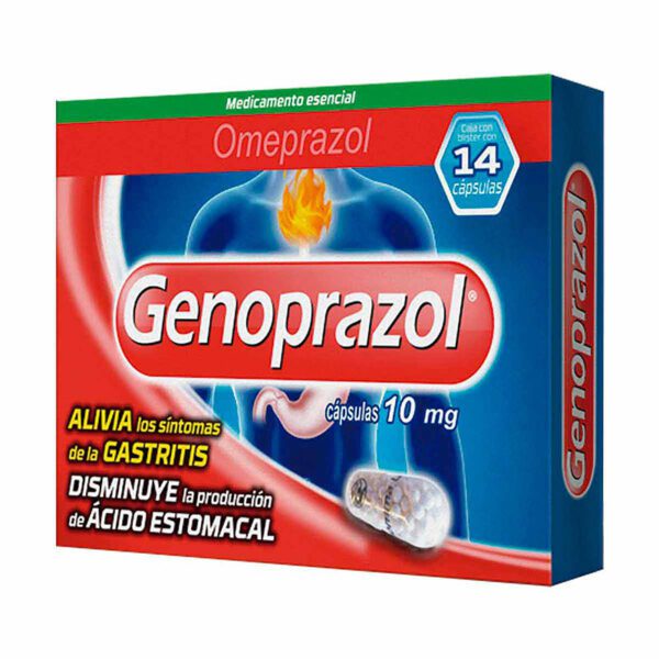 Genoprazol 10 Mg 14 Cápsulas(Sf)