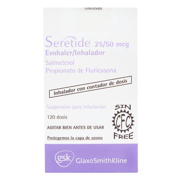 Seretide 25/50Mcg 120 Dosis Evoh(A(3%+(Pae) - Imagen 2