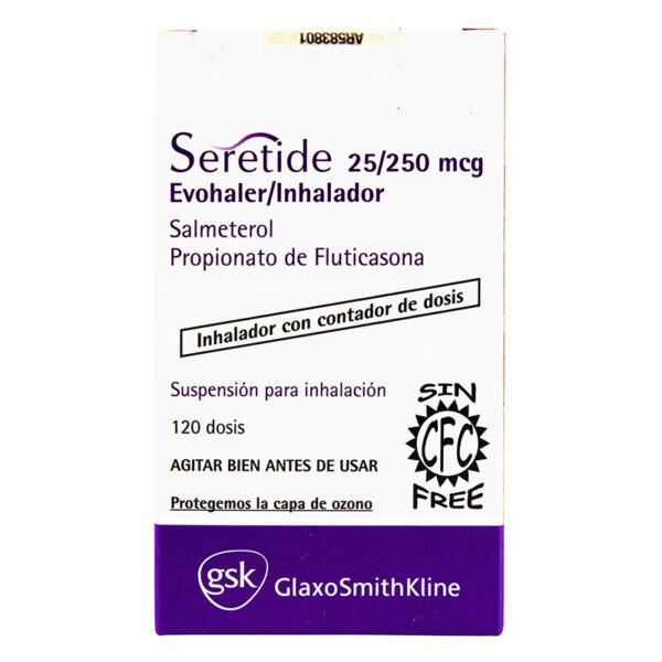 Seretide 25/250Mg 120 Dosis Evo(A)(3%+)(Pae) - Imagen 2