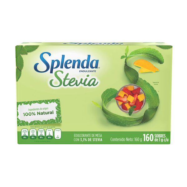 Splenda Stevia Naturals 320 Gr 160 Sobres - Imagen 2