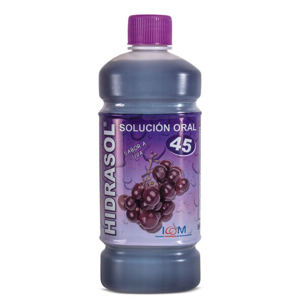 Hidrasol 45 Uva 500 Ml Sue. Oral Icom - Imagen 2