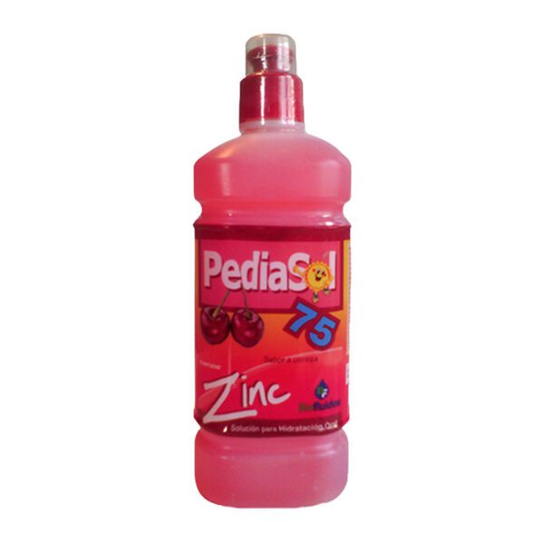 Pediasol Zinc 75 Cereza 500 Ml