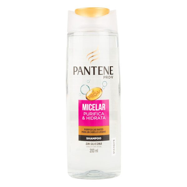 Shampoo Pantene Micelar Purifica Y Hidrata 200 Ml