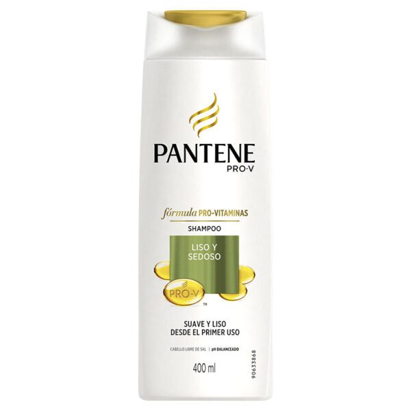 Shampoo Pantene Liso Sedoso Prov 400 Ml - Imagen 2