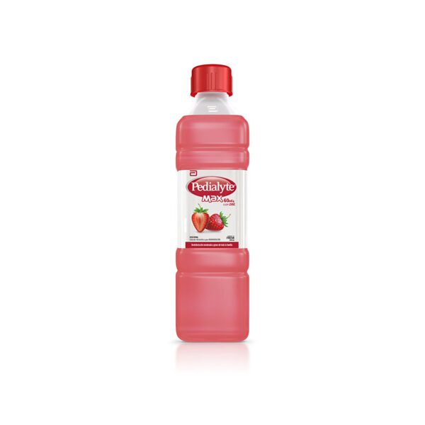 Pedialyte Max Con Zinc 60 Fresa 500 Ml - Imagen 2