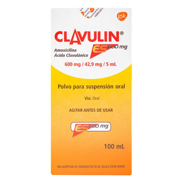 Clavulin Es 600 Mg 100 Ml (3%+)(A)(Pae) - Imagen 2