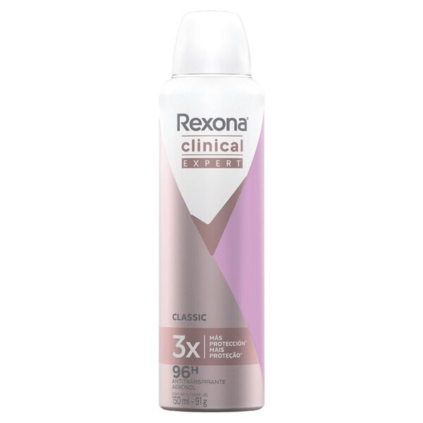 Desodorante Rexona Clinical Expert Aerosol Classic 91Gr - Imagen 2