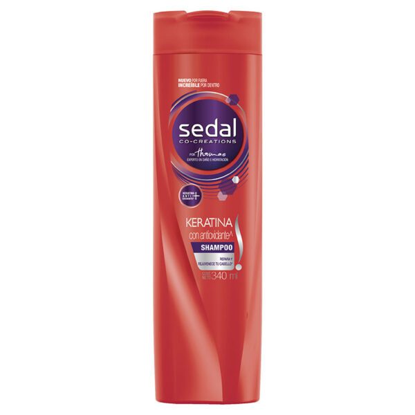 Shampoo Sedal Keratina Antioxidante 340 Ml - Imagen 2