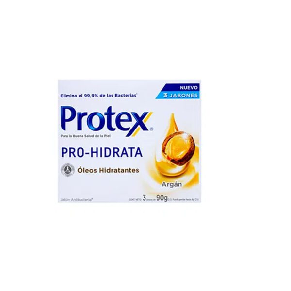 3 Jabones Protex Pro-Hidrata Argán 90 Gr