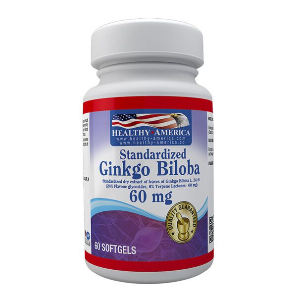 Ginkgo Biloba Healthy 60 Mg 60 Softgels - Imagen 2