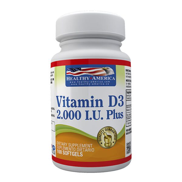 Vitamin D3 2000 Iu 100 Softgels Iva - Imagen 2