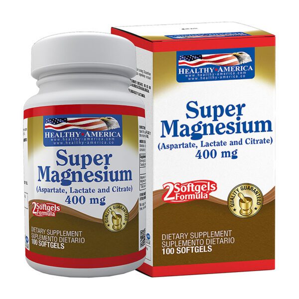 Super Magnesium 400 Mg 100 Softgels - Imagen 2