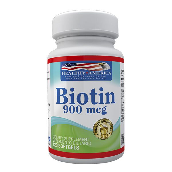 Biotin 900 Mg 120 Softgels - Imagen 2