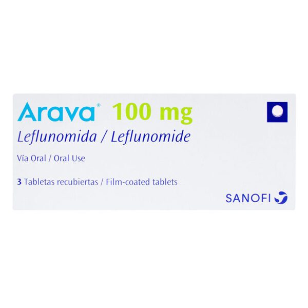 Arava 100 Mg 3 Tabletas (E)(P)79077(Sc)