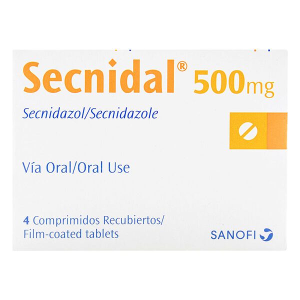 Secnidal 500 Mg 4 Tabletas - Imagen 2