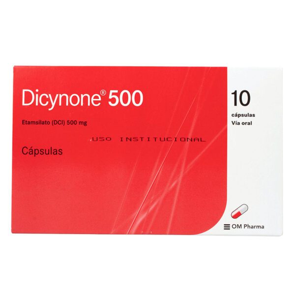 Dicynone 500 Mg 10 Cápsulas