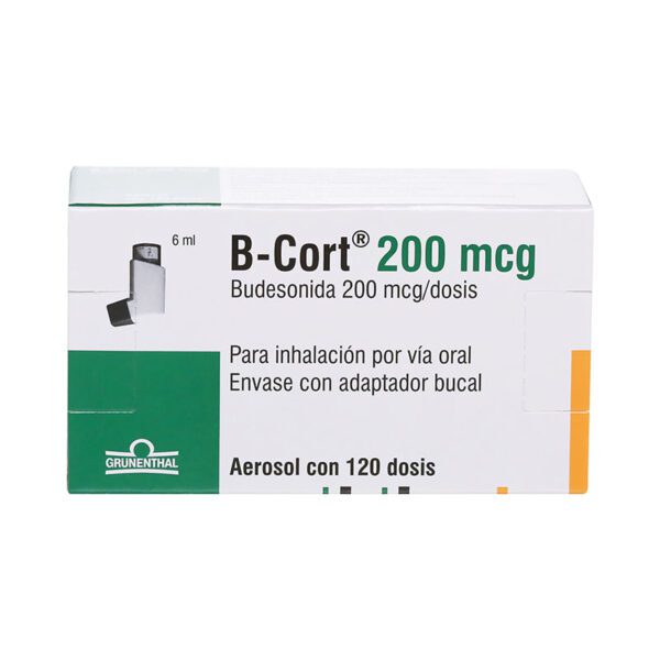 B-Cort Aerosol 200 Mcg 120 Dosis (A)(3%+)(Pae) - Imagen 2