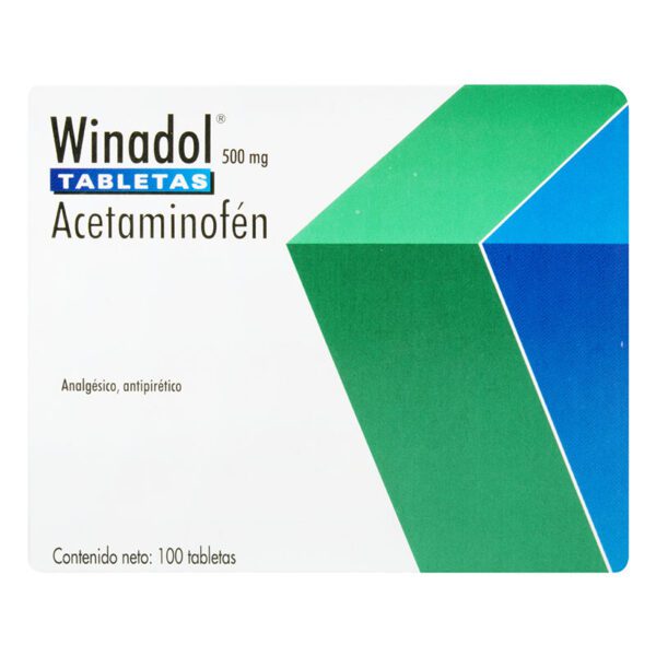 Winadol 500 Mg 100 Tabletas - Imagen 2