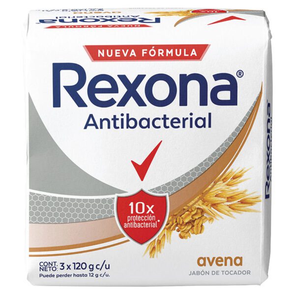 3 Jabones Rexona A Barra Avena 125 Gr