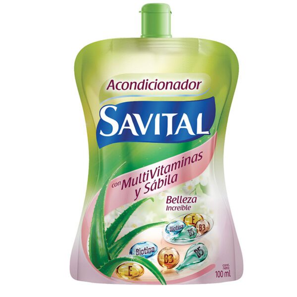 Acondicionador Savital Multivitaminas Sábila 100 Ml D P - Imagen 2